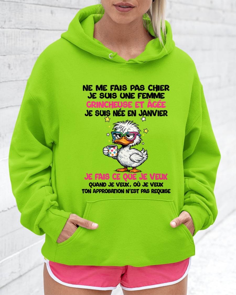JE SUIS UNE FILLE DE JANVIER - POUR FEMME - TLEE01 (SKU2604-117-01)
