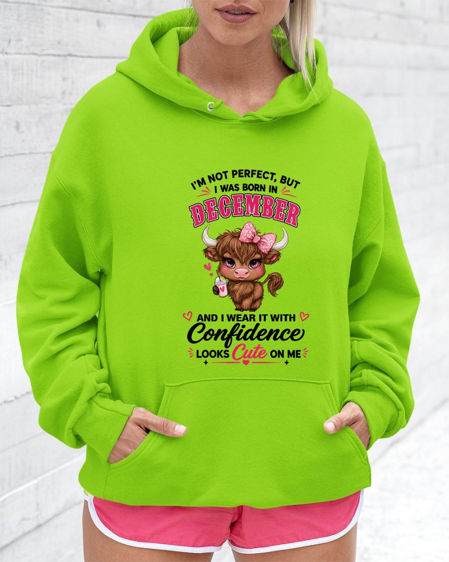 DECEMBER BORN CONFIDENCE TEE - FOR WOMEN - TLEE12 (SKU2608-118-12)