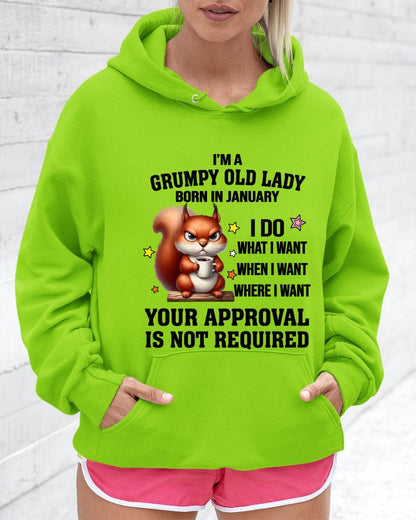 JANUARY BORN WOMEN DON’T NEED APPROVAL TEE - FOR WOMEN - TLEE01 (SKU2605-211-01)