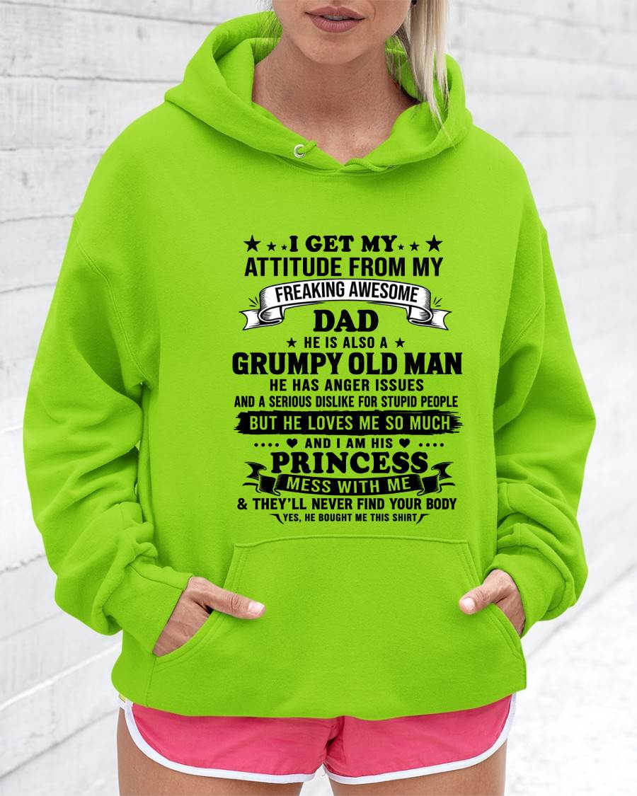 AWESOME DAD PRINCESS SHIRT - FROM DAD - TLEE00 (SKU2607-352-00)