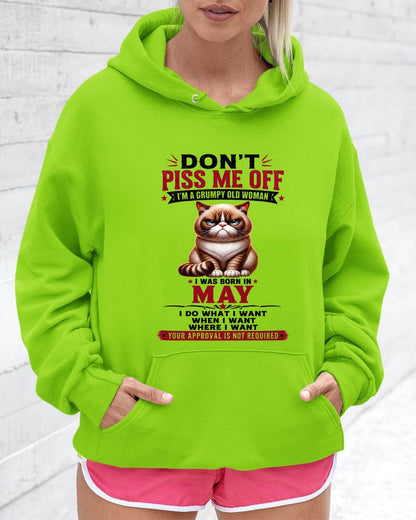 MAY – ZERO PATIENCE FUNNY CAT - FOR WOMEN - TLEE05 (SKU2608-291-05)