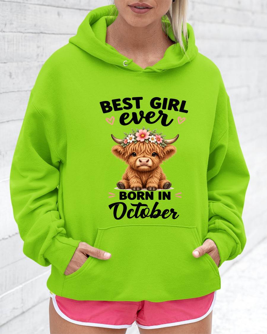 OCTOBER - BEST GIRL EVER - FOR WOMEN - TLEE10 (SKU2607-198-10)