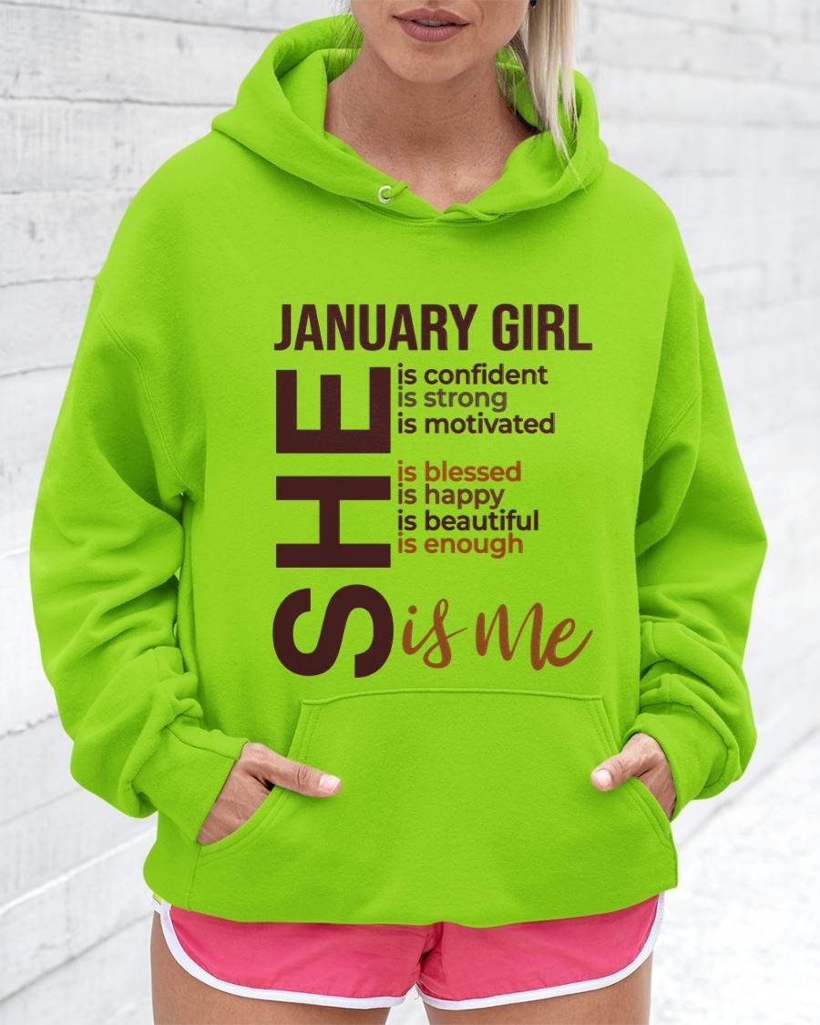 JANUARY BORN GIRL – CONFIDENT & STRONG - FOR WOMEN - TLEE01 (SKU2605-04-01)