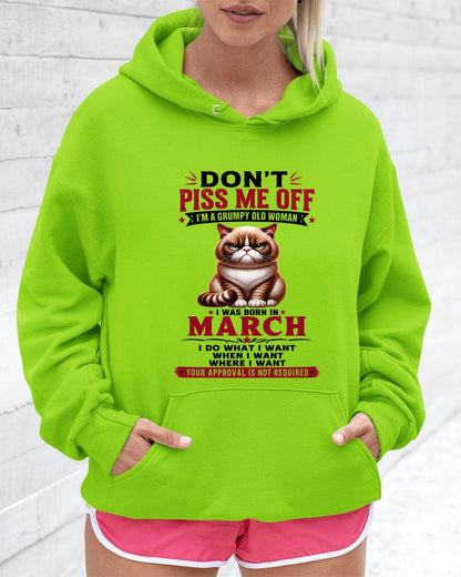 MARCH – ZERO PATIENCE FUNNY CAT - FOR WOMEN - TLEE03 (SKU2608-291-03)
