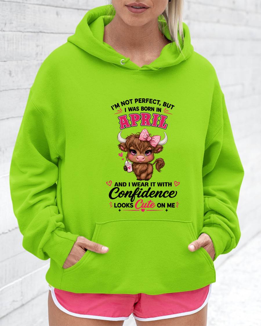 APRIL BORN CONFIDENCE TEE - FOR WOMEN - TLEE04 (SKU2608-118-04)