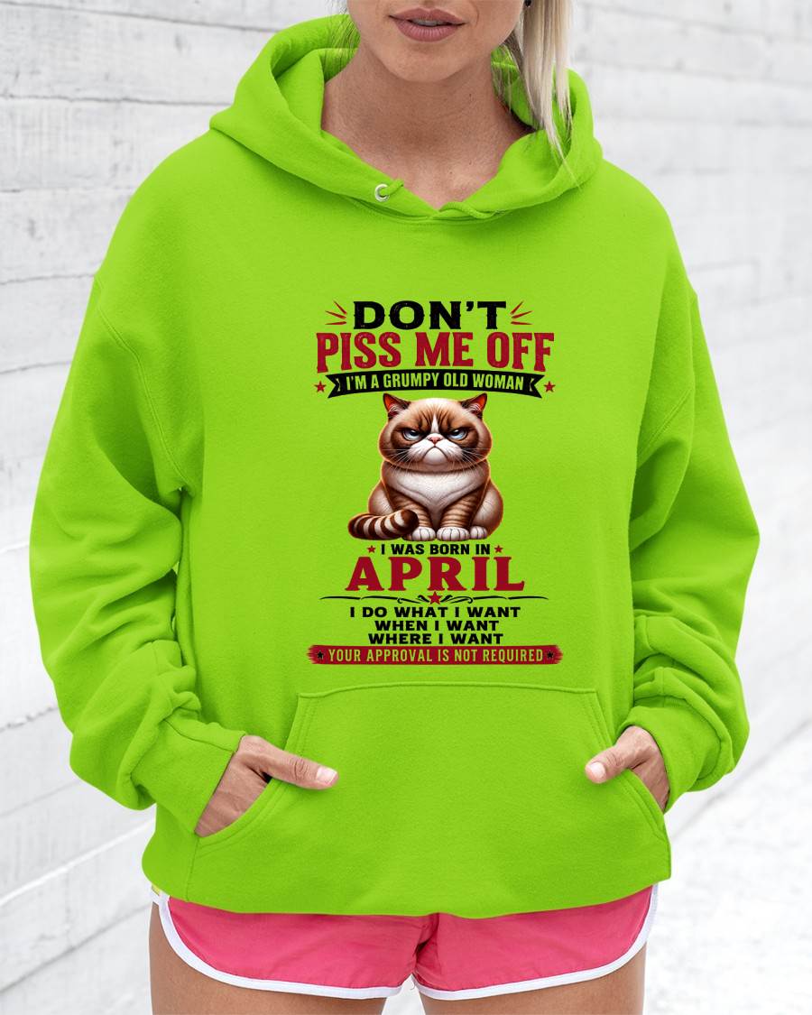 APRIL – ZERO PATIENCE FUNNY CAT - FOR WOMEN - TLEE04 (SKU2608-291-04)