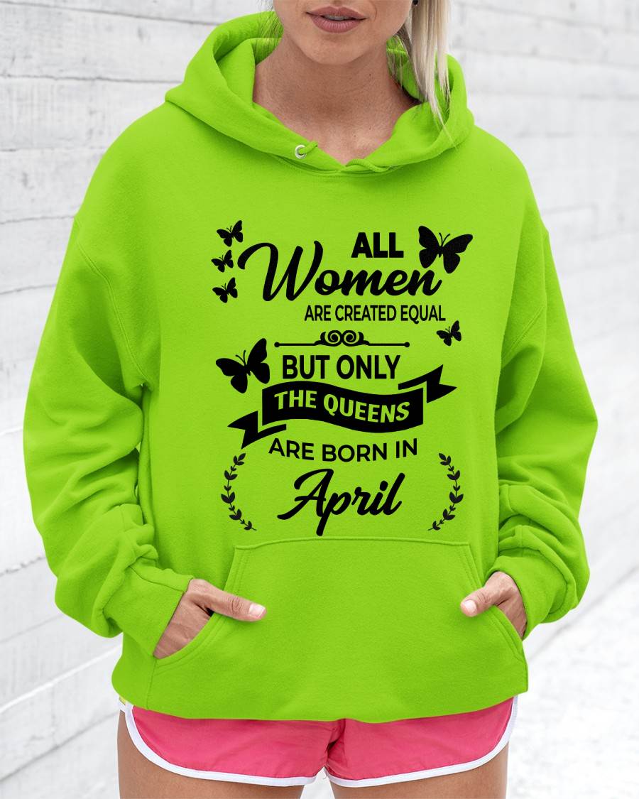 APRIL GIRLS ARE TRUE QUEENS - FOR WOMEN - TLEE04 (SKU2605-58-04)