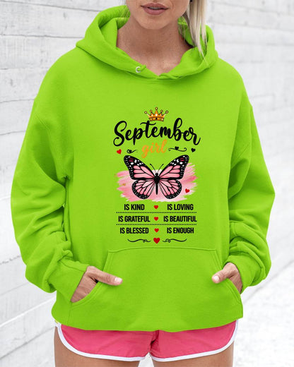 SEPTEMBER GIRL BUTTERFLY SHIRT - FOR WOMEN - TLEE09 (SKU2608-593-09)