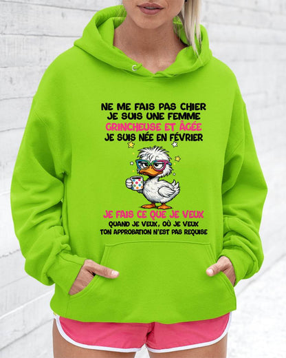 JE SUIS UNE FILLE DE FÉVRIER - POUR FEMME - TLEE02 (SKU2604-117-02)