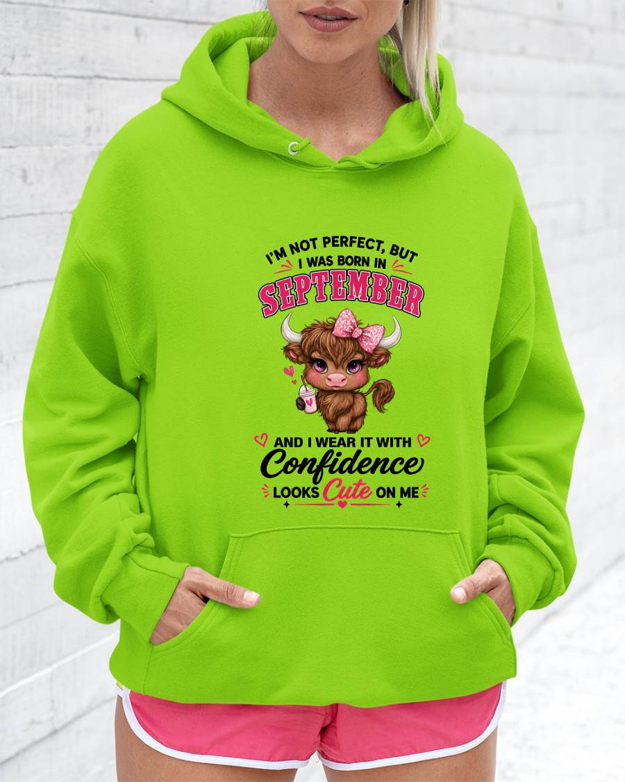 SEPTEMBER BORN CONFIDENCE TEE - FOR WOMEN - TLEE09 (SKU2608-118-09)