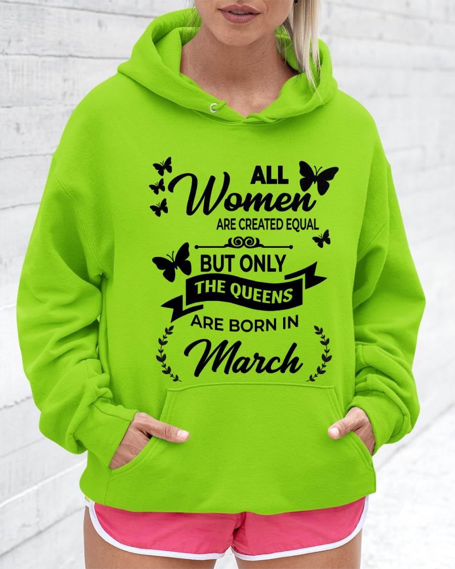MARCH GIRLS ARE TRUE QUEENS - FOR WOMEN - TLEE03 (SKU2605-58-03)