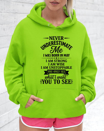 MAY GIRL – NEVER UNDERESTIMATE ME - FOR WOMEN - TLEE05 (SKU2606-91-05)