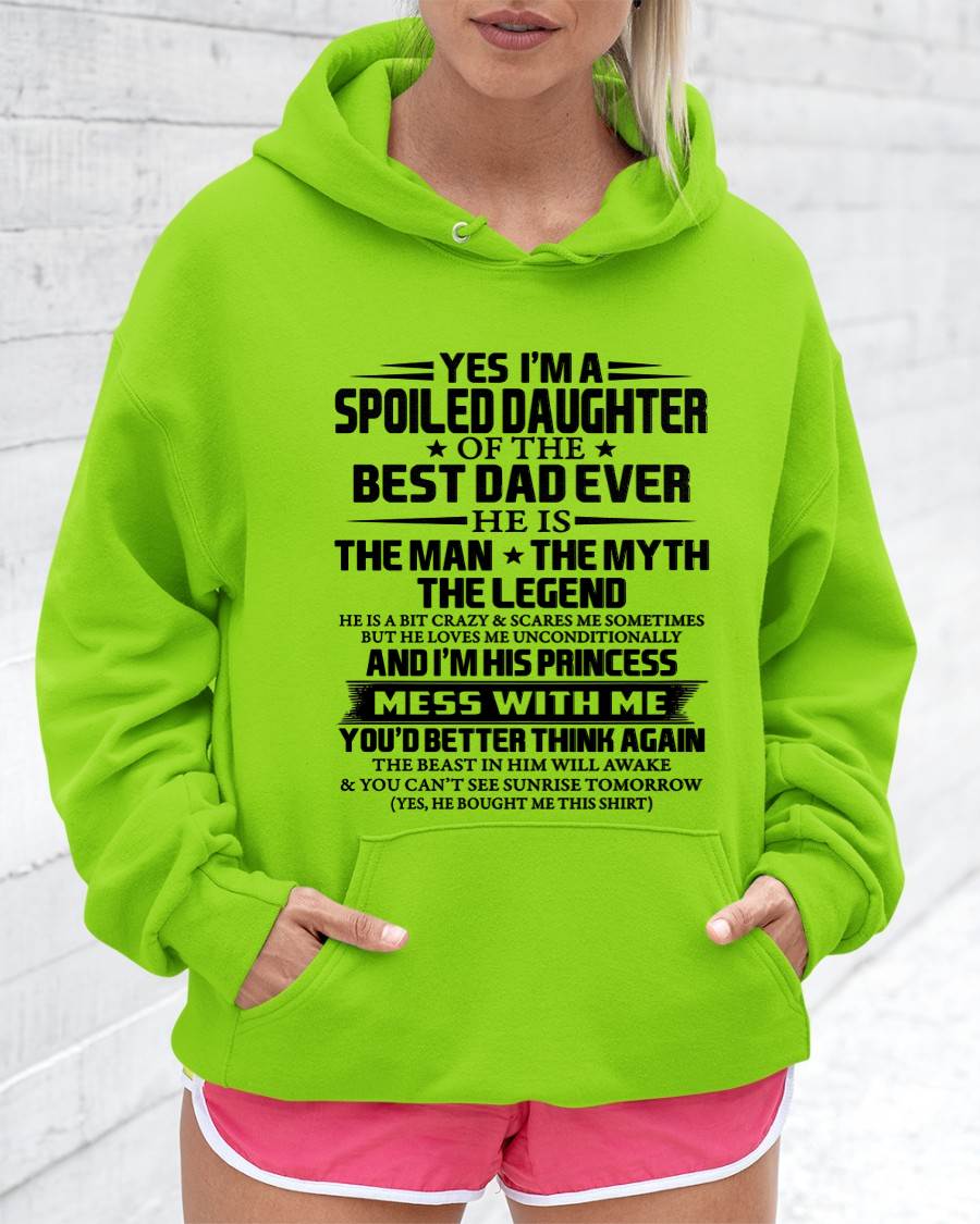 SPOILED DAUGHTER OF THE BEST DAD EVER - FROM DAD - TLEE00 (SKU2604-197-00)