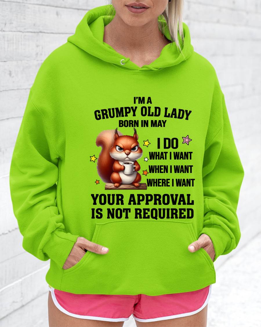 MAY BORN WOMEN DON’T NEED APPROVAL TEE - FOR WOMEN - TLEE05 (SKU2605-211-05)