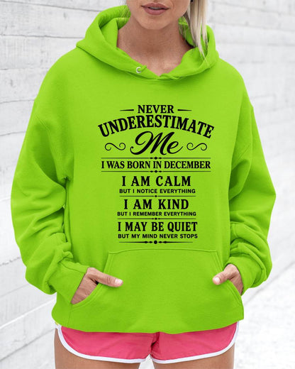 DECEMBER GIRL : CALM, KIND, UNFORGETTABLE - FOR WOMEN - TLEE12 (SKU2606-139-12)