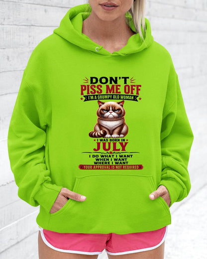 JULY – ZERO PATIENCE FUNNY CAT - FOR WOMEN - TLEE07 (SKU2608-291-07)