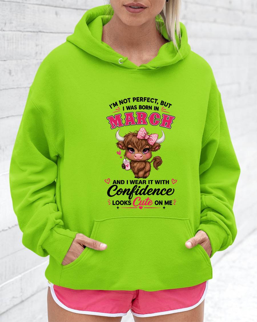 MARCH BORN CONFIDENCE TEE - FOR WOMEN - TLEE03 (SKU2608-118-03)