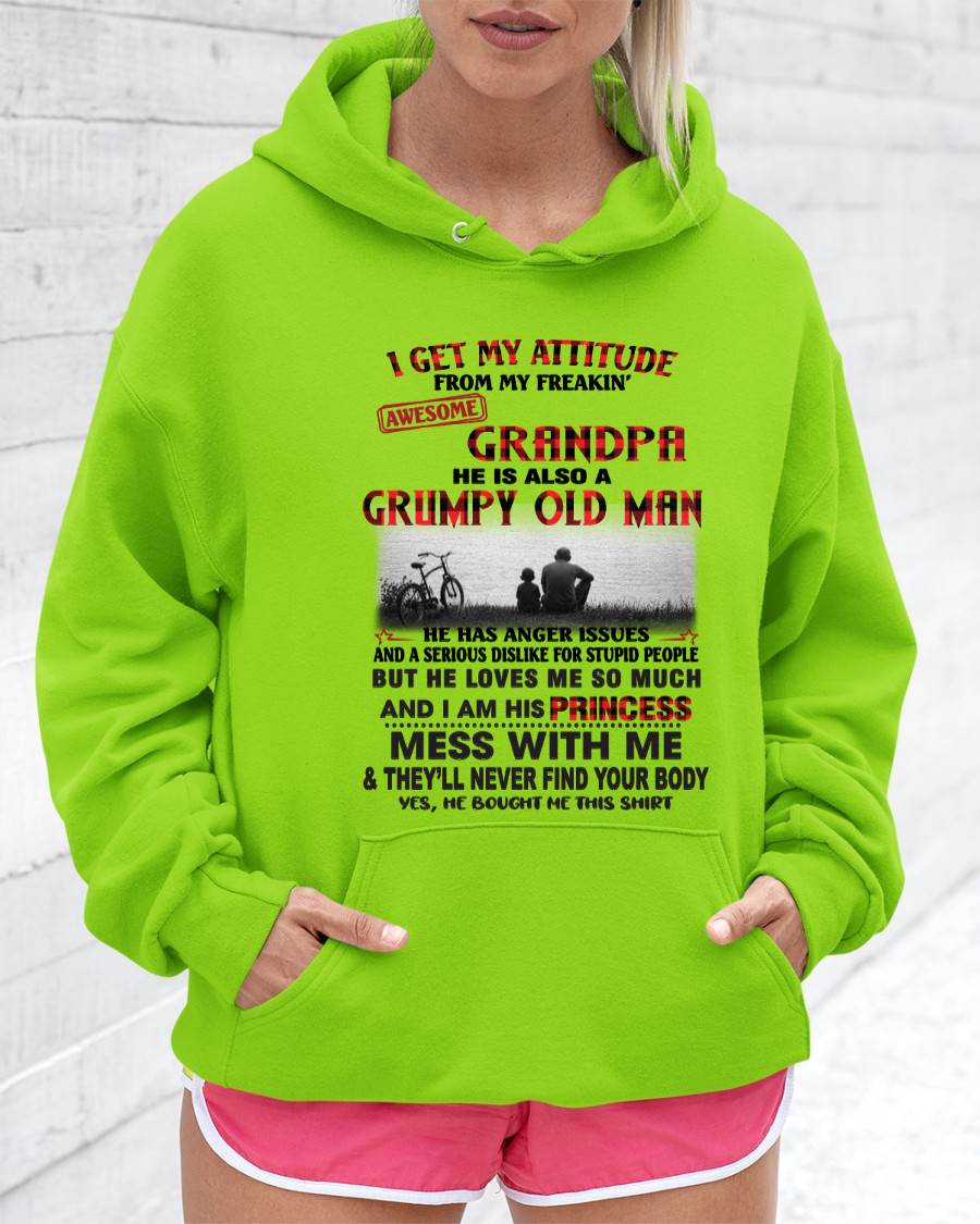 I GET MY ATTITUDE FROM MY GRANDPA - FROM GRANDPA - TLEE00 (SKU2605-176-00)