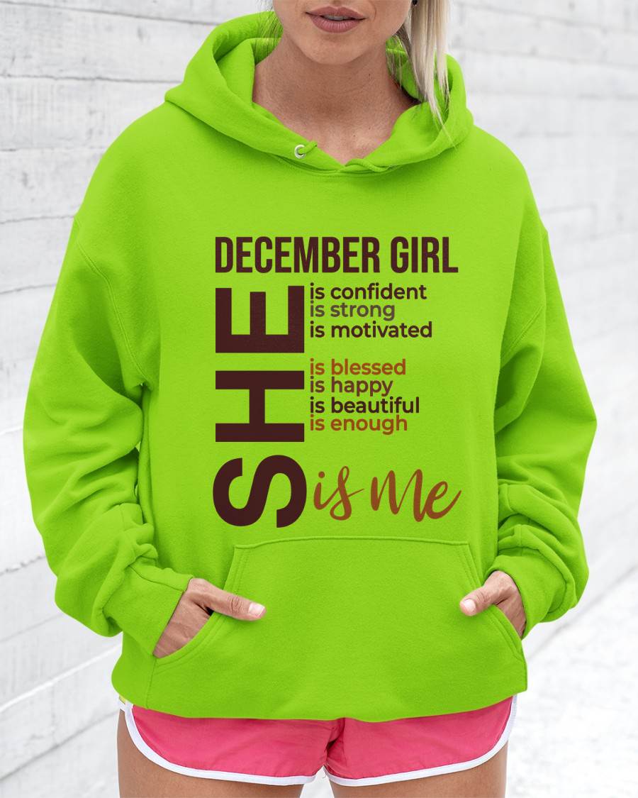 DECEMBER BORN GIRL – CONFIDENT & STRONG - FOR WOMEN - TLEE12 (SKU2605-04-12)