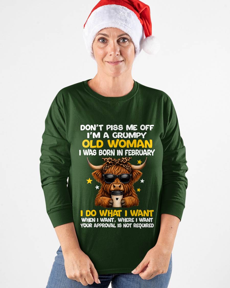 FEBRUARY BORN WOMAN FUNNY SHIRT - FOR WOMEN - TLEE02 (SKU2607-217-02)