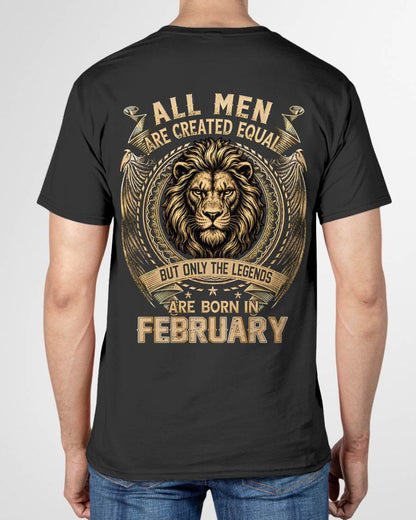 FEBRUARY BORN LEGEND SHIRT – LION KING - FOR MAN - TLEE02 (SKU2606-177-02)