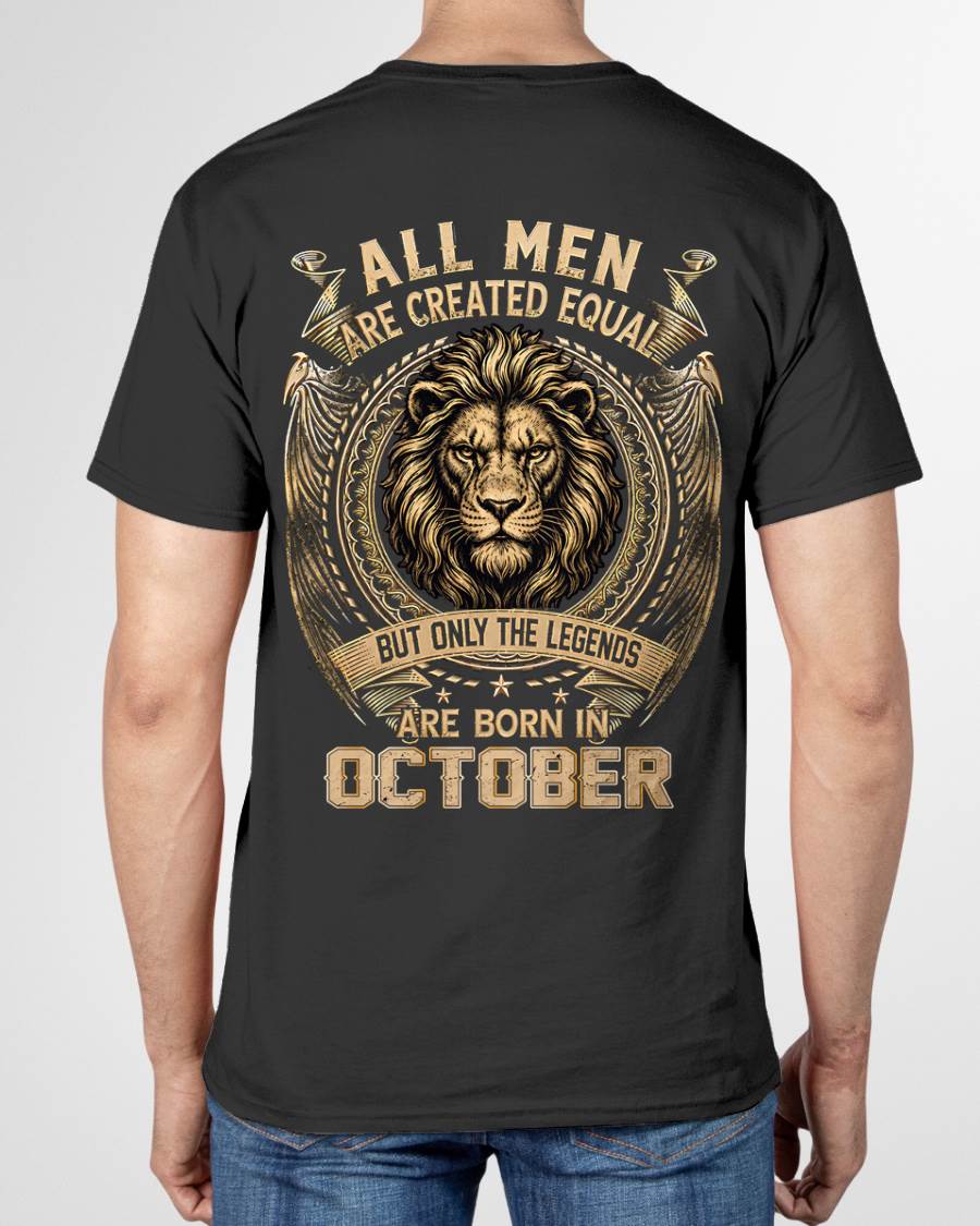 OCTOBER BORN LEGEND SHIRT – LION KING - FOR MAN - TLEE10 (SKU2606-177-10)