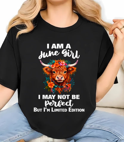 JUNE GIRL ONE OF A KIND TEE - FOR WOMEN - TLEE06 (SKU2607-296-06)