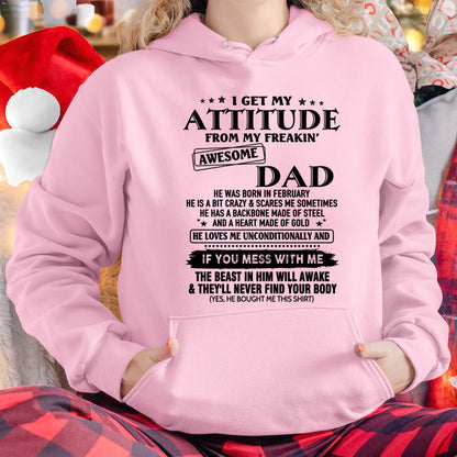 February - Gift For Son and Daughter From Dad - TLEE02 - (SKU-TDADC-02)