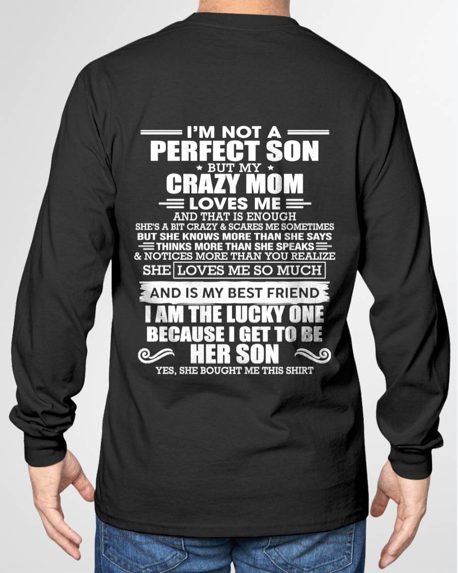 SHE MAY BE CRAZY BUT SHE LOVES ME UNCONDITIONALLY - FROM MOM - TLEE00 (SKU2604-84-00)