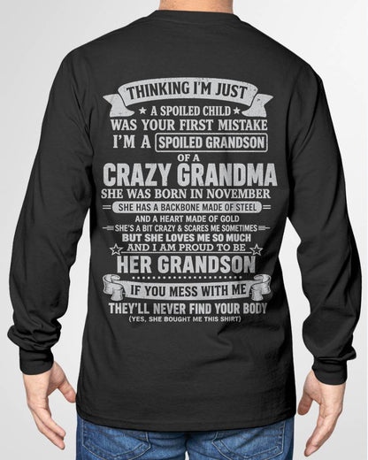 NOVEMBER - GRANDMA’S PROTECTION MODE: ON - FROM GRANDMA - TLEE11 (SKU2607-06-11)