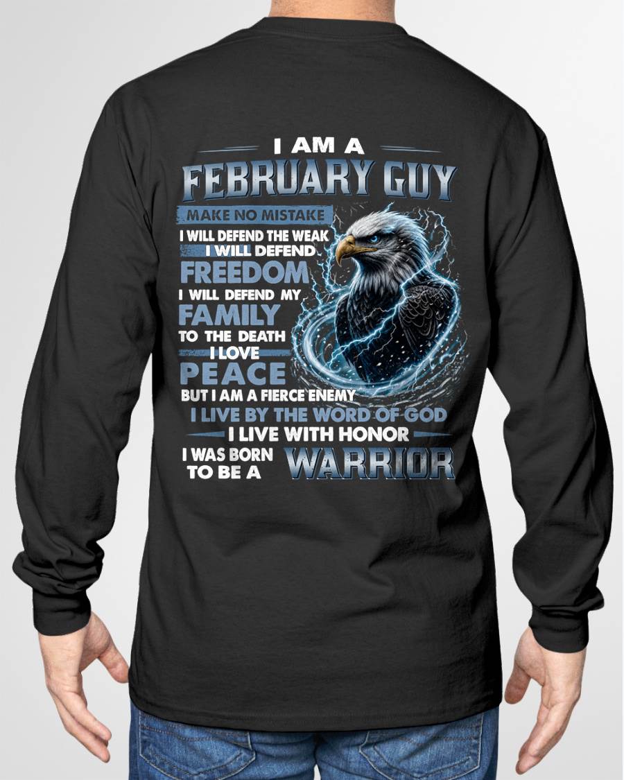 FEBRUARY GUY – DEFENDER OF FREEDOM - FOR MAN - TLEE02 (SKU2607-272-02)