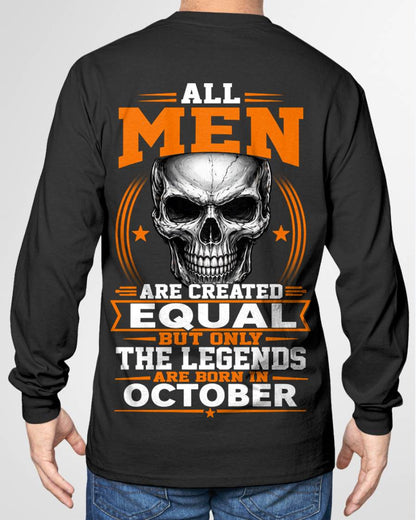 OCTOBER BORN – NOT JUST MEN, BUT LEGENDS - FOR MAN - TLEE10 (SKU2604-310-10)