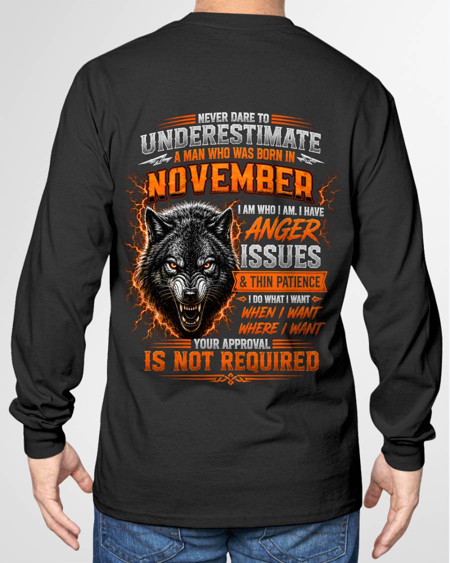 NOVEMBER MAN I DO WHAT I WANT SHIRT - FOR MAN - TLEE11 (SKU2608-244-11)