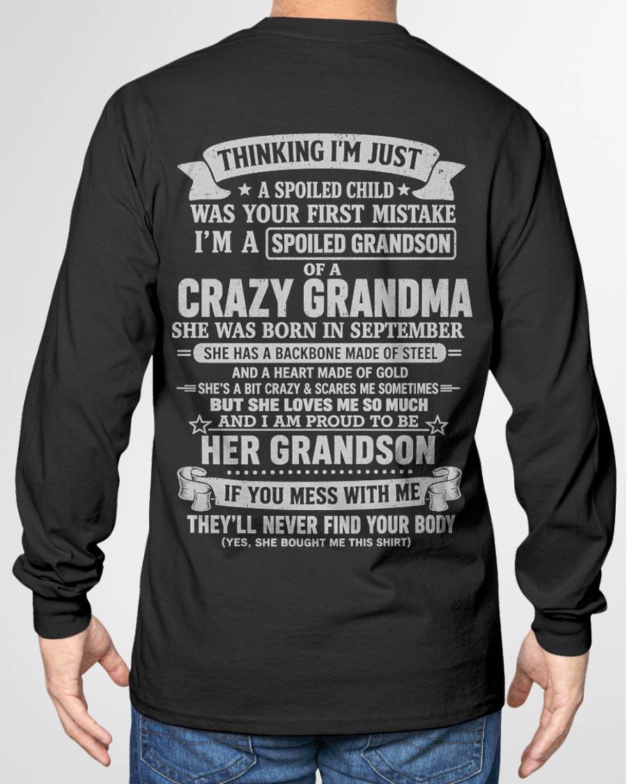 SEPTEMBER - GRANDMA’S PROTECTION MODE: ON - FROM GRANDMA - TLEE09 (SKU2607-06-09)