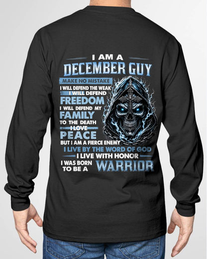 DECEMBER GUY – NEVER BACK DOWN - FOR MAN - TLEE12 (SKU2607-271-12)