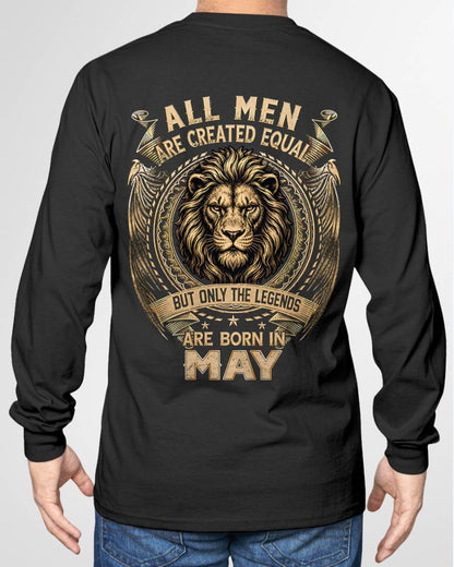 MAY BORN LEGEND SHIRT – LION KING - FOR MAN - TLEE05 (SKU2606-177-05)