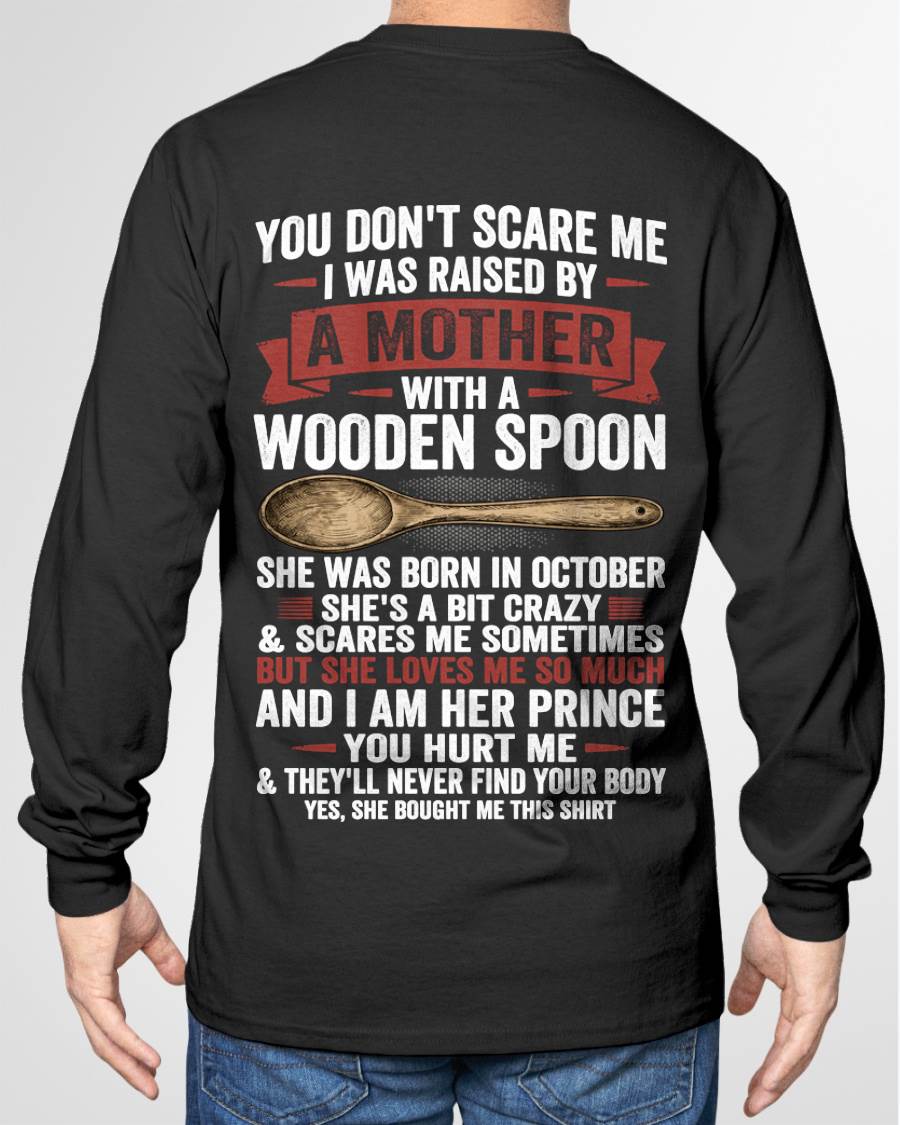 OCTOBER - SHE RAISED ME STRONG AND FEARLESS - FROM MOM - TLEE10 (SKU2604-85-10)