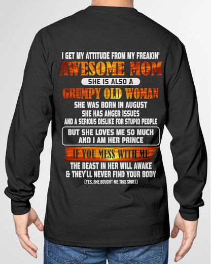 AUGUST - MESS WITH ME, MEET MY AWESOME MOM - FROM MOM - TLEE08 (SKU2606-142-08)
