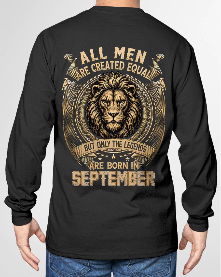 SEPTEMBER BORN LEGEND SHIRT – LION KING - FOR MAN - TLEE09 (SKU2606-177-09)