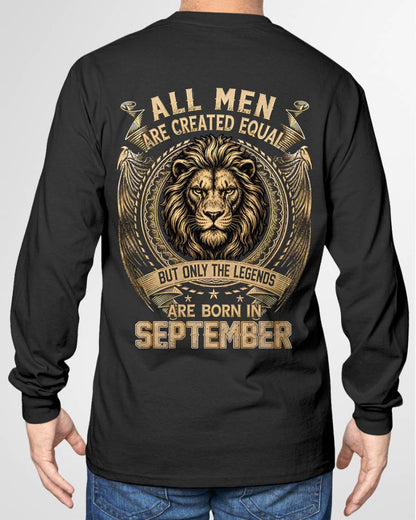 SEPTEMBER BORN LEGEND SHIRT – LION KING - FOR MAN - TLEE09 (SKU2606-177-09)