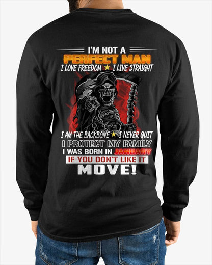 JANUARY - A MAN WHO NEVER QUITS AND PROTECTS HIS OWN - FOR MAN - TLEE01 (SKU26T-01231-01)