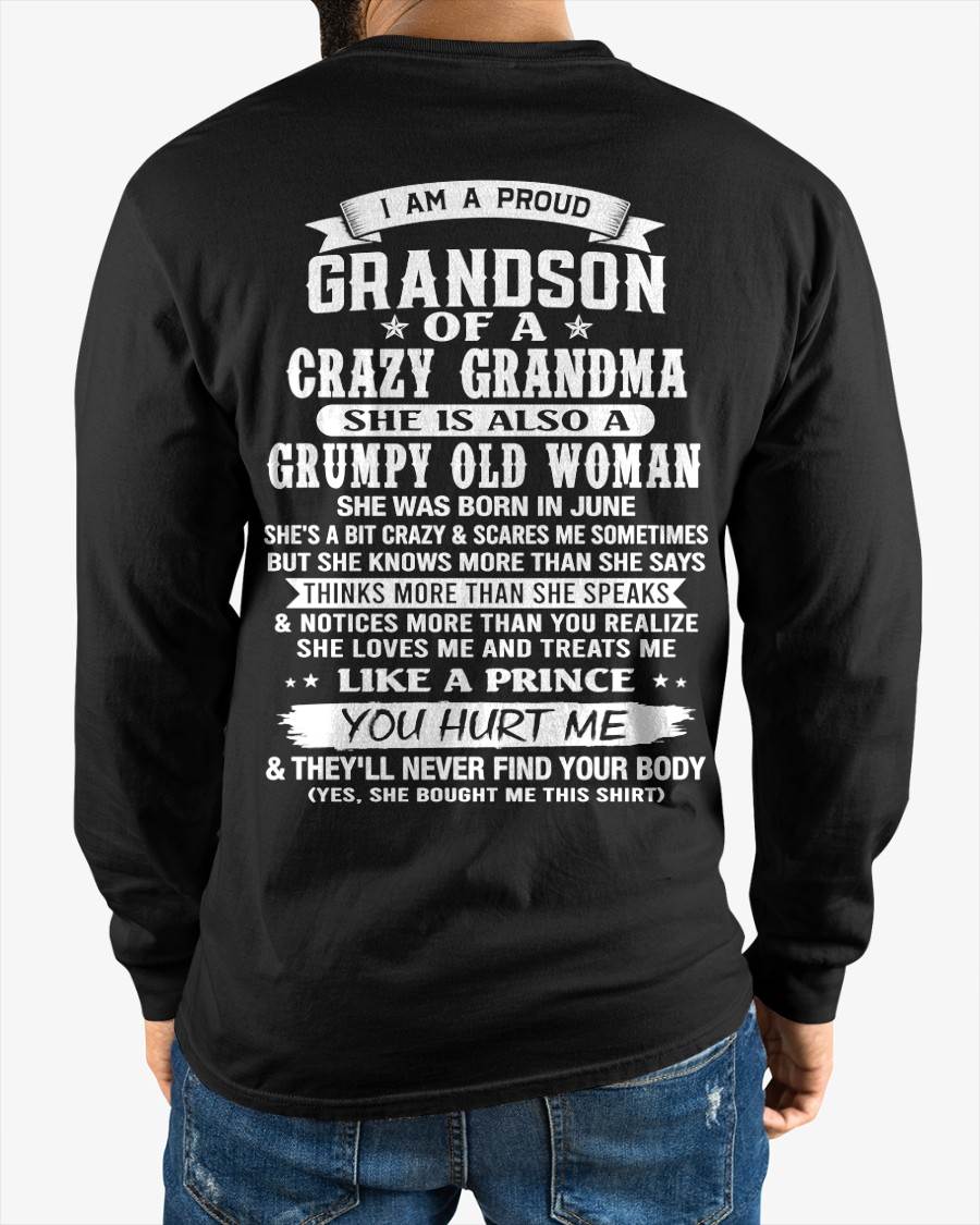 JUNE - GRANDSON OF A CRAZY GRANDMA - FROM GRANDMA - TLEE06 (SKU2606-274-06)