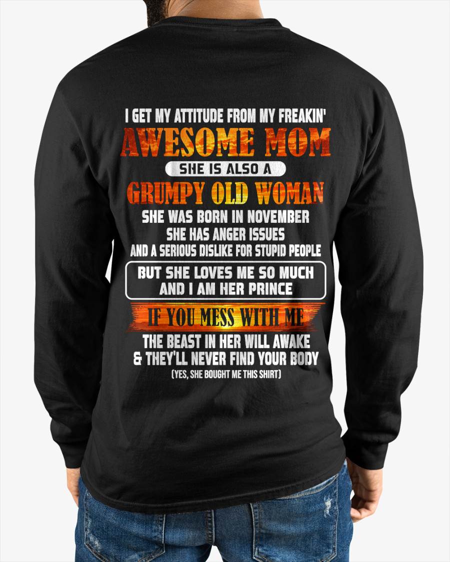 NOVEMBER - MESS WITH ME, MEET MY AWESOME MOM - FROM MOM - TLEE11 (SKU2606-142-11)