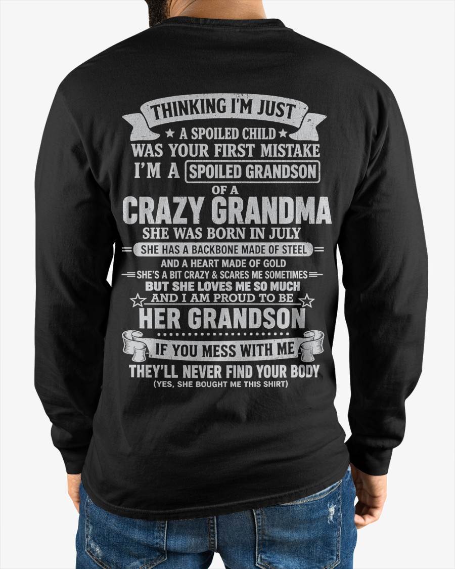 JULY - GRANDMA’S PROTECTION MODE: ON - FROM GRANDMA - TLEE07 (SKU2607-06-07)