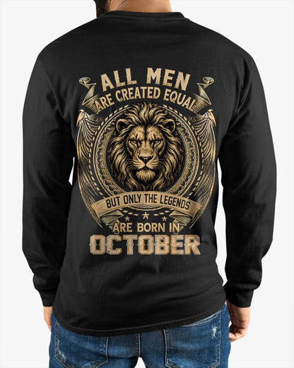 OCTOBER BORN LEGEND SHIRT – LION KING - FOR MAN - TLEE10 (SKU2606-177-10)