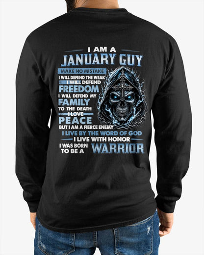 JANUARY GUY – NEVER BACK DOWN - FOR MAN - TLEE01 (SKU2607-271-01)