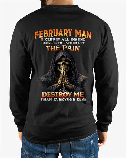 FEBRUARY MAN THE PAIN DESTROYS ME - FOR MAN - TLEE02 (SKU2606-116-02)