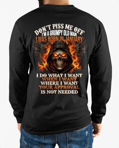 JANUARY BORN – DON’T PISS ME OFF, I DO WHAT I WANT - FOR MAN - TLEE01 (SKU2603-332-01)
