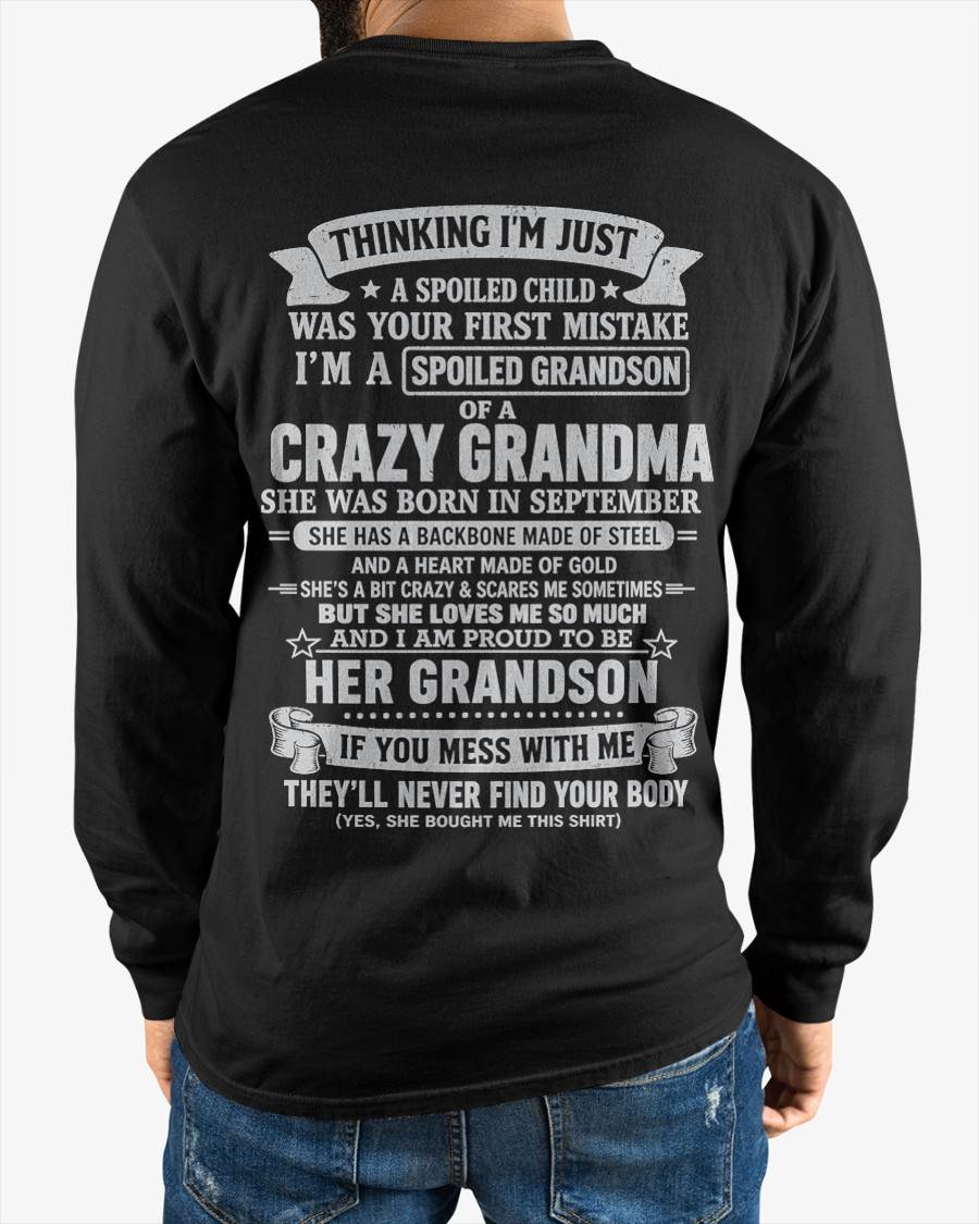 SEPTEMBER - GRANDMA’S PROTECTION MODE: ON - FROM GRANDMA - TLEE09 (SKU2607-06-09)