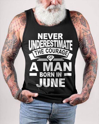JUNE BORN MAN : COURAGE STRENGTH & PRIDE - FOR MAN - TLEE06 (SKU2606-126-06)